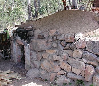 Kiln front